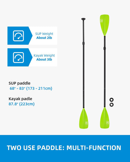 OCEANBROAD SUP Paddle Board Paddle Kayak Paddle, Green