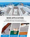 OCEANBROAD 3M Self-Adhesive EVA Foam Boat Flooring 96'' x 2.4'', Gray with Black Seam Lines