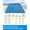 OCEANBROAD Self-Adhesive EVA Foam Boat Flooring, Camo Ocean