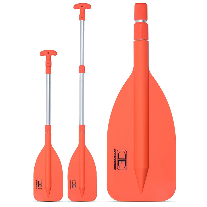 OCEANBROAD Telescoping Kayak Paddle 20''-42'', Orange