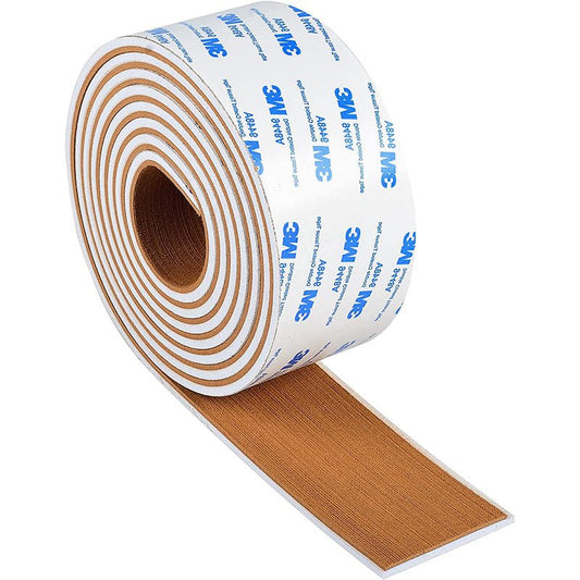 OCEANBROAD 3M Self - Adhesive EVA Foam Boat Flooring 96'' x 2.4'', Brown with White Seam Lines - OceanBroad Official