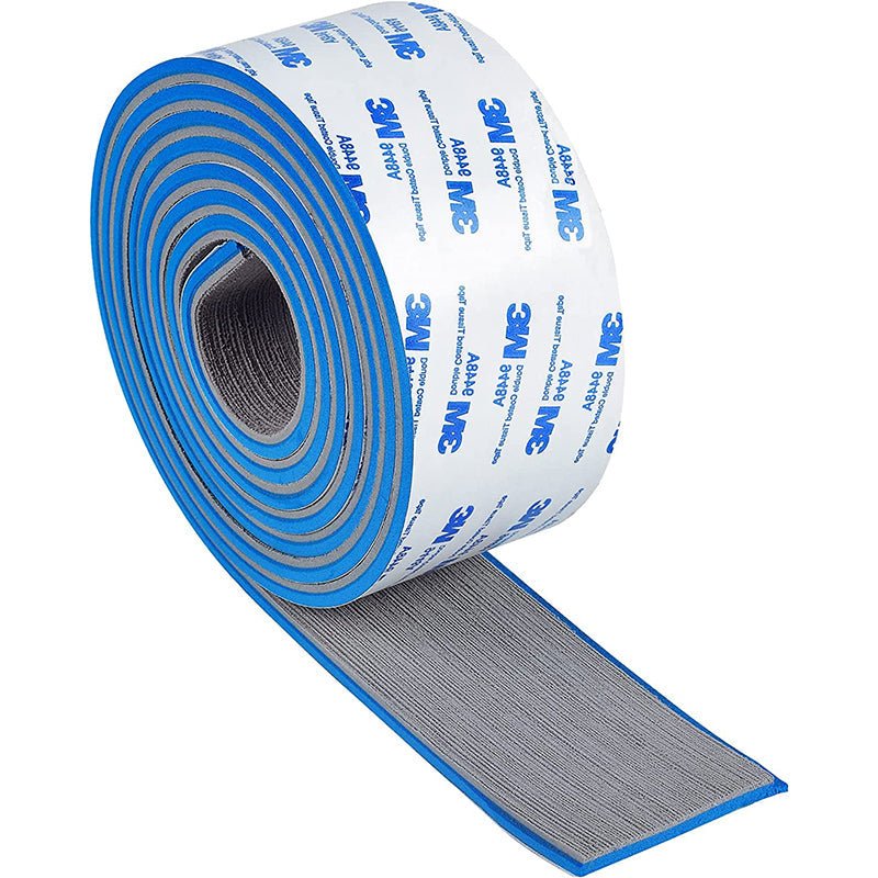 OCEANBROAD 3M Self - Adhesive EVA Foam Boat Flooring 96'' x 2.4'', Gray with Blue Seam Lines - OceanBroad Official