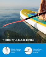 OCEANBROAD SUP Paddle Board Paddle Kayak Paddle, Red