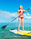OCEANBROAD SUP Paddle Board Paddle Adjustable Carbon Fiber Shaft Stand up Paddle, Black